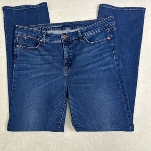 Talbots Blue High Rise Jeans Straight Leg